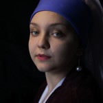 "Ragazza con l'orecchino" di Angela Favino